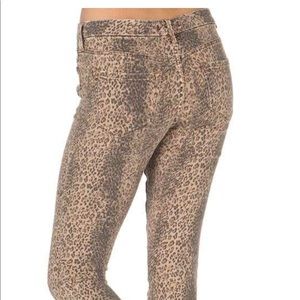 Dear John Gisele Dkinny Fit Snow Leopard Jeans